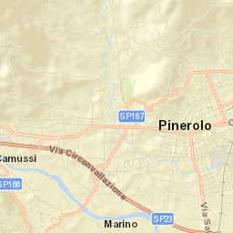 Pinerolo Street Map