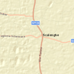 Scalenghe Street Map