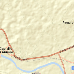 Castello di Annone Street Map
