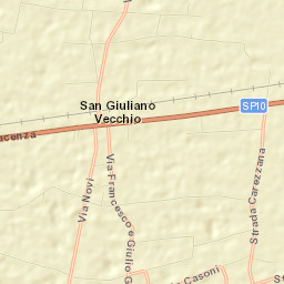 San Giuliano Vecchio Street Map