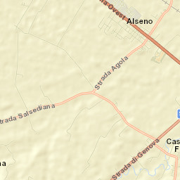 Alseno Street Map