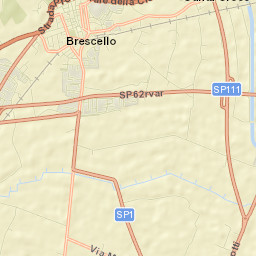 Brescello Street Map