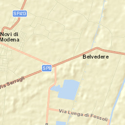 Novi di Modena Street Map