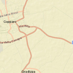 Copparo Street Map