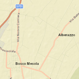 Bosco Mesola Street Map