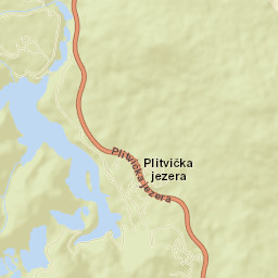 Plitvička Jezera Street Map