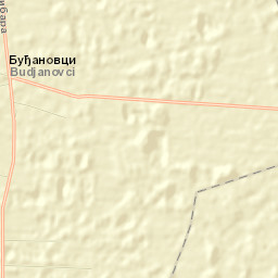 Buđanovci Street Map