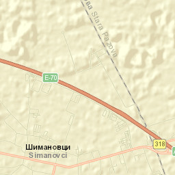 Šimanovci Street Map