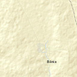 Comuna Bănia Street Map