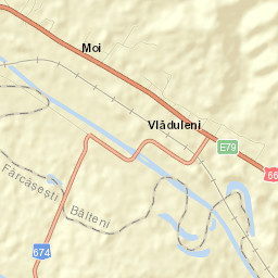 Vlăduleni Street Map