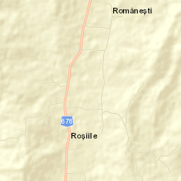 Comuna Roşiile Street Map