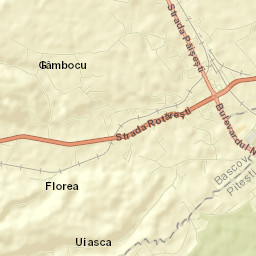 Comuna Başcov Street Map