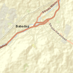 Oraş Babadag Street Map