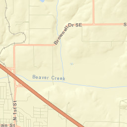 Aumsville Street Map