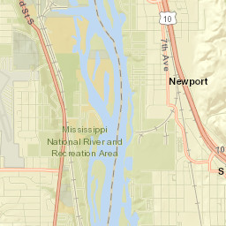 Newport Street Map