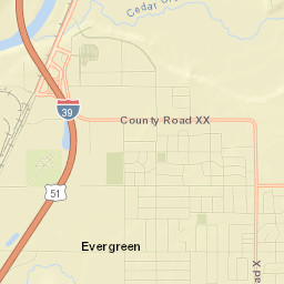 Evergreen Street Map