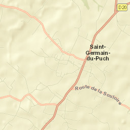 Saint-Germain-du-Puch Street Map