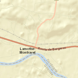 Lamothe-Montravel Street Map