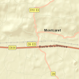 Montcaret Street Map