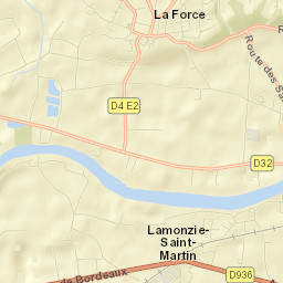Lamonzie-Saint-Martin Street Map