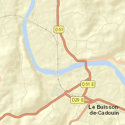 Le Buisson-de-Cadouin Street Map
