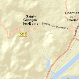 Saint-Georges-les-Bains Street Map