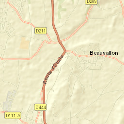 Beauvallon Street Map