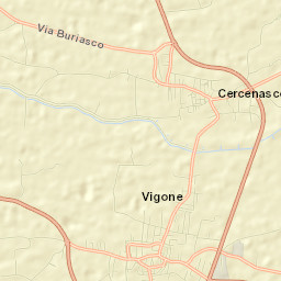Cercenasco Street Map