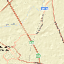 Castellazzo Bormida Street Map