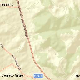 Cerreto Grue Street Map