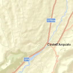 Castell'Arquato Street Map