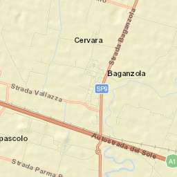 Baganzola Street Map