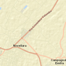 Novellara Street Map