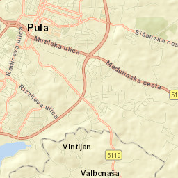 Pula-Pola Street Map