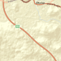 Otočac Street Map