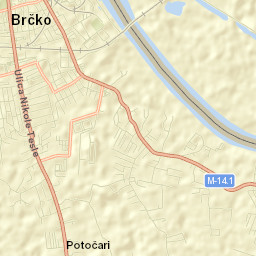 Brčko Street Map