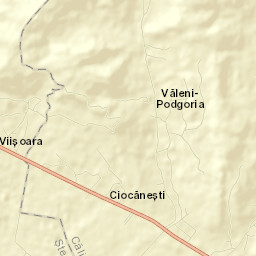 Văleni-Podgoria Street Map