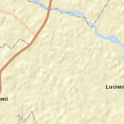 Comuna Lucieni Street Map