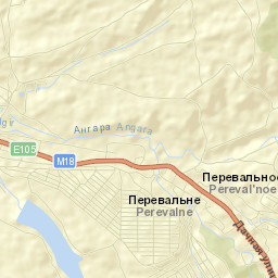 Pereval'noye Street Map
