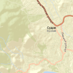 Sudak Street Map