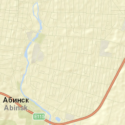 Abinsk Street Map
