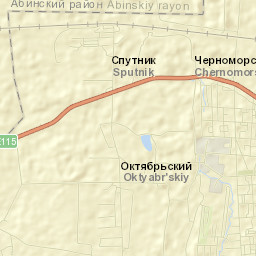 Chernomorskiy Street Map