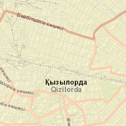 Kyzylorda Street Map