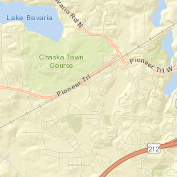 Pioneer Trail, Chaska, MN 55318, USA Street Map