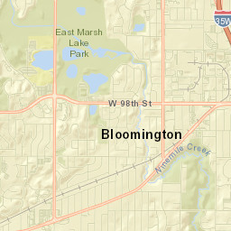 9201-9347 France Avenue South, Bloomington Street Map