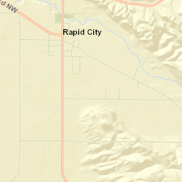 Rapid City Street Map