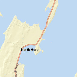 North Hero Street Map