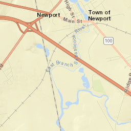 Newport Street Map