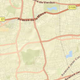 Mérignac Street Map