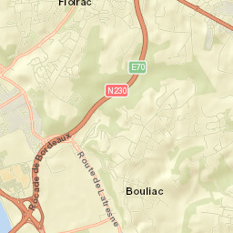 Bouliac Street Map